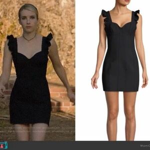 Cinq a Sept Jolie Mathis Dress in Black Size 8